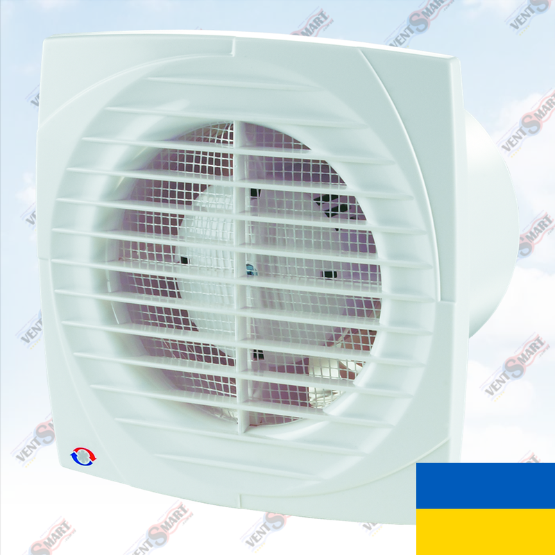 Тонкий вентилятор для витяжки Вентс 100 Д