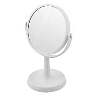 Косметичне дзеркало для ванної кругле, настільне Trento біле (Італія)