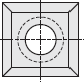 Ніж поворотний HW: 14x14x1,2 HC35