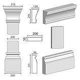 Пілястри Фпл-3 фасадна d200мм, фото 2