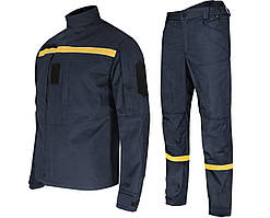 Костюм формений тактичний ДСНС і МНС (МНС, рятувальник) нового зразка темно-синій