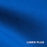 Щільна синя тканина для одягу, 58% бавовни та 42% льону, колір 1/96