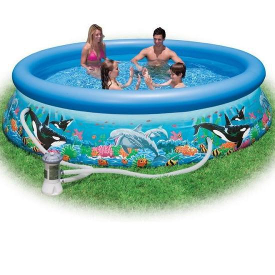Надувний басейн Intex Easy Ocean Set Pool, 366х76 см (28136)