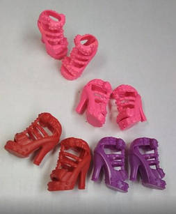 Босоніжки на підборах, взуття для ляльки Барбі, 1 пара рожевий