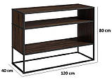 Тумба-підставка для TV "Сіде" LNK-LOFT 120*40*80 см, фото 2