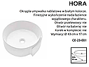 Умивальник накладний круглий INVENA HORA діаметр 43 см, фото 4