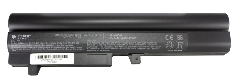 Акумулятор PowerPlant для ноутбуків Toshiba Dynabook UX/23JBL (PA3732U-1BRS ) 10.8 V 5200mAh, фото 1