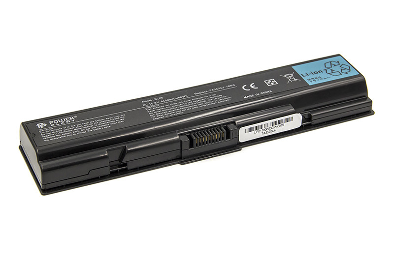 Акумулятор PowerPlant для ноутбуків TOSHIBA Satellite A200 (PA3534U-1BRS, TA3533LH) 10.8V 4400mAh, фото 1