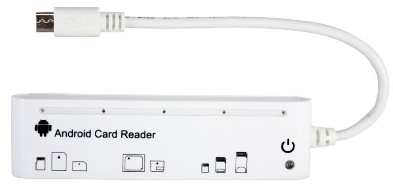 Кард-рідер PowerPlant 5-ти слотный Android Micro USB, фото 1