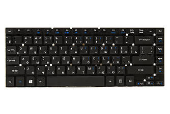 Клавіатура для ноутбука ACER Aspire 3830, 4830 чорний, без кадру (Win 7)
