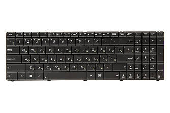 Клавіатура для ноутбука ASUS A52, K52, X54 (N53 version) чорний, чорний кадр