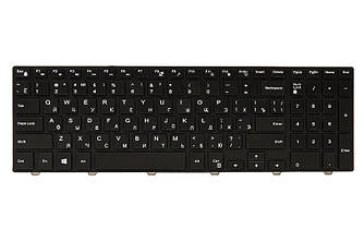 Клавіатура для ноутбука DELL Inspiron 15: 3000, 5000 чорний, чорний кадр