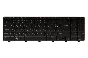 Клавіатура для ноутбука DELL Inspiron N5010 чорний, чорний кадр (big Enter)
