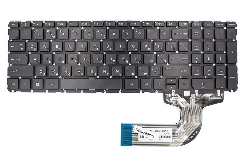 Клавіатура для ноутбука HP Pavilion SleekBook 15-E чорний, без кадру, фото 1