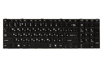 Клавіатура для ноутбука TOSHIBA Satellite C850, C870 чорний, чорний кадр