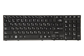 Клавіатура для ноутбука TOSHIBA Satellite A660, A665 чорний, чорний кадр