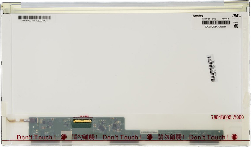 Матриця 15.6" 1366x768 HD, LED, глянцевий, 40pin (ліворуч), A+, фото 1