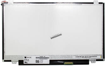 Матриця 14.0" 1366x768 HD, LED, Slim, глянсовий, 40pin (праворуч), A+