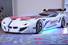 Ліжко у вигляді машини BMW біле Туреччина