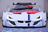 Ліжко у вигляді машини BMW біле Туреччина, фото 4