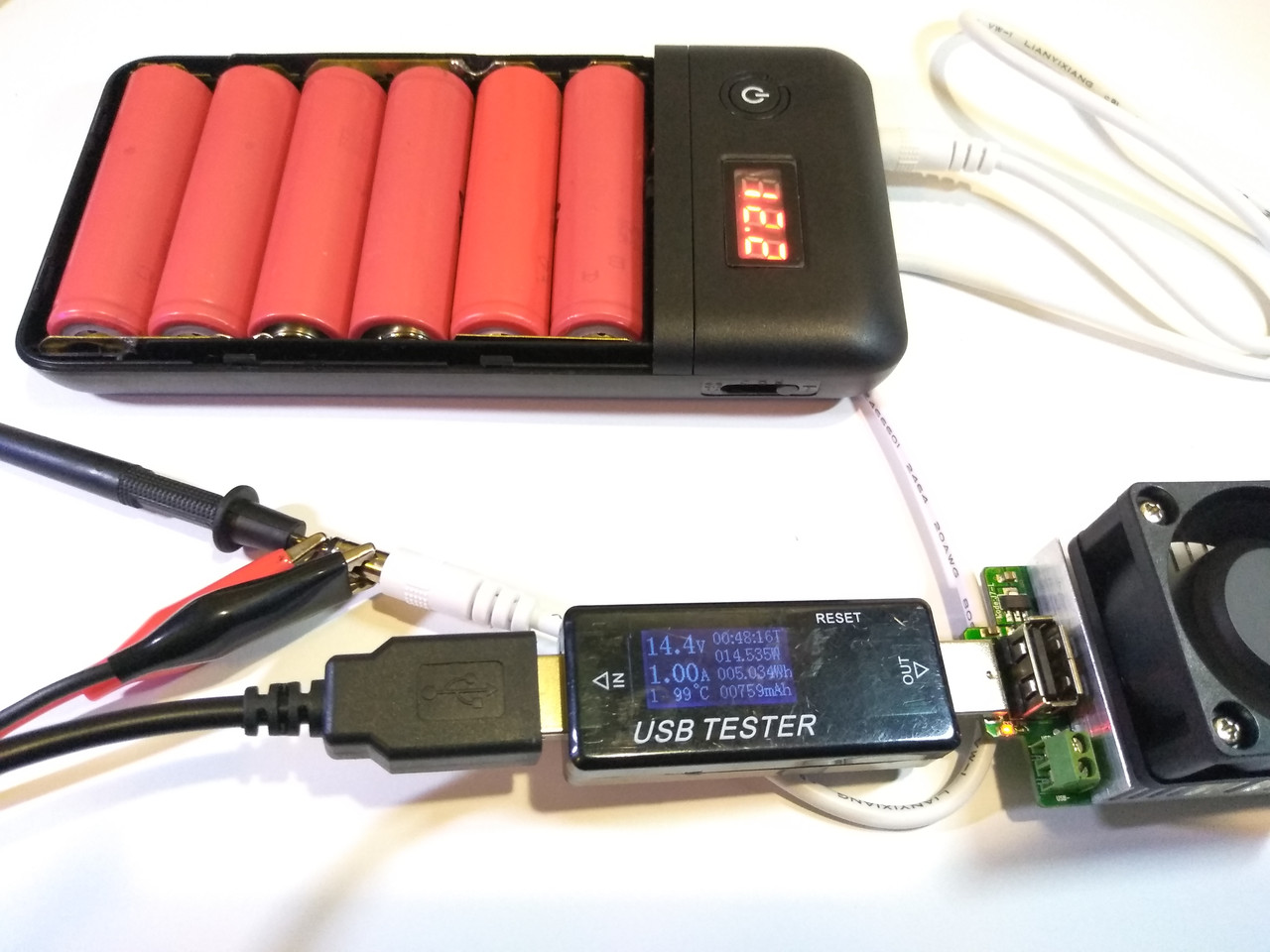 Корпус Power Bank Aili 119 / Power Bank для ноутбука / Box на 6х18650 ...