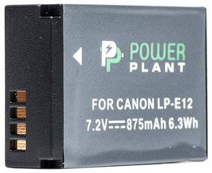 Акумулятор PowerPlant Canon LP-E12