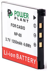 Акумулятор PowerPlant Casio NP-60 1250mAh