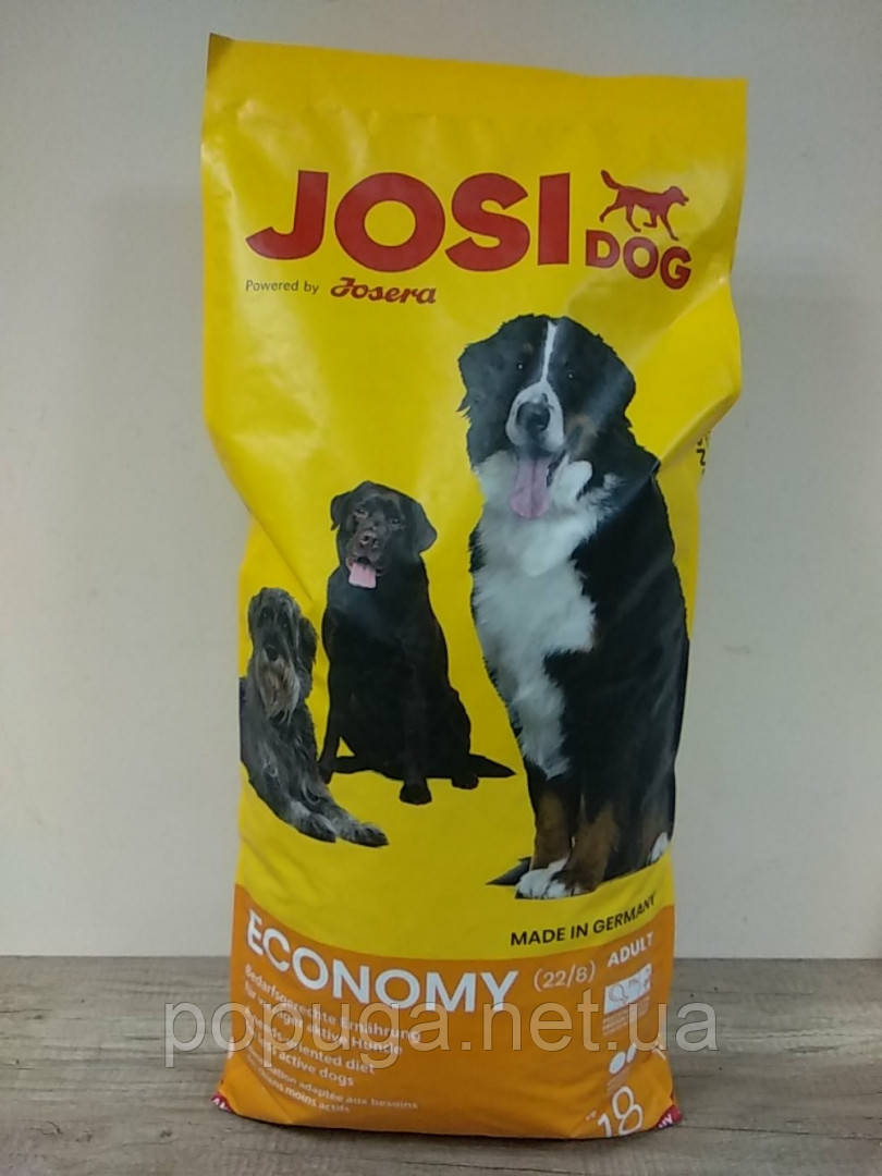 Корм JosiDog Economy для дорослих собак, 15 кг