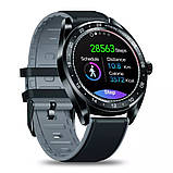 Розумний годинник Zeblaze NEO із сенсорним екраном і тонометром (Чорний), фото 2