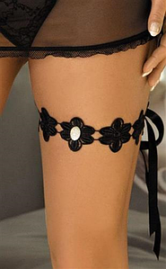 Підв'язка жіноча на ногу Excellent Beauty P-303 Чорний Universal