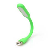 USB LED гнучка лампа 120Lm, зелений корпус