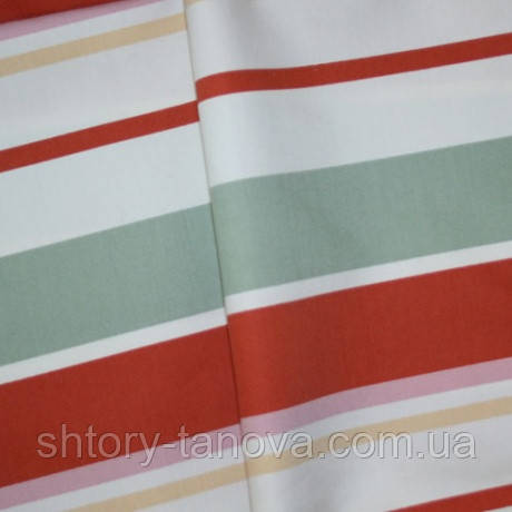 Декор еліна смуга теракот/оливка/св. жовтий, фото 1