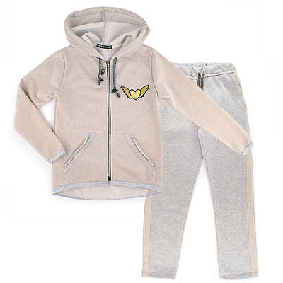 Костюм спортивний для дівчаток Kids-moda 122 золотий 980357