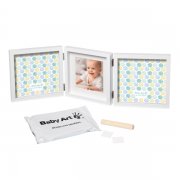 Рамка для фото Baby Art Double Print Frame Стиль белая - фото 2 - id-p1018060163
