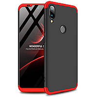 Чехол GKK 360 для Xiaomi Mi Play бампер оригинальный Black-Red