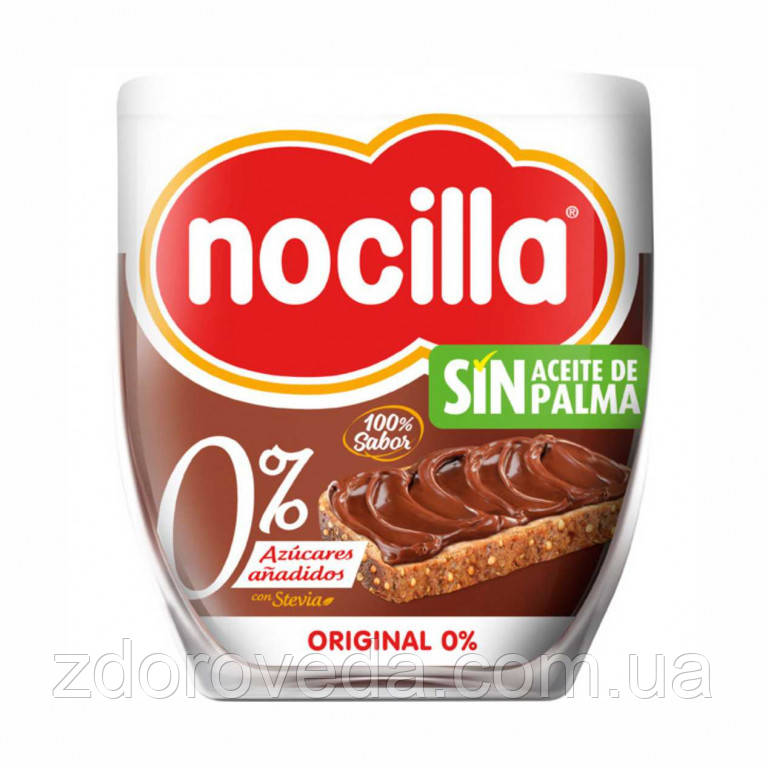 Шоколадна паста без цукру та пальмової олії, Nocilla,190г, фото 1