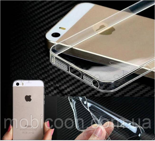 Силіконовий чохол Ультратонкий для iphone 5/5s прозорий