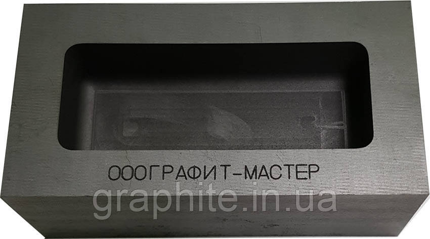 Графітна форма під злиток срібла 75*35*25