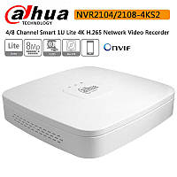 4-КАНАЛЬНЫЙ Dahua DHI-NVR2104-4KS2 SMART 4K