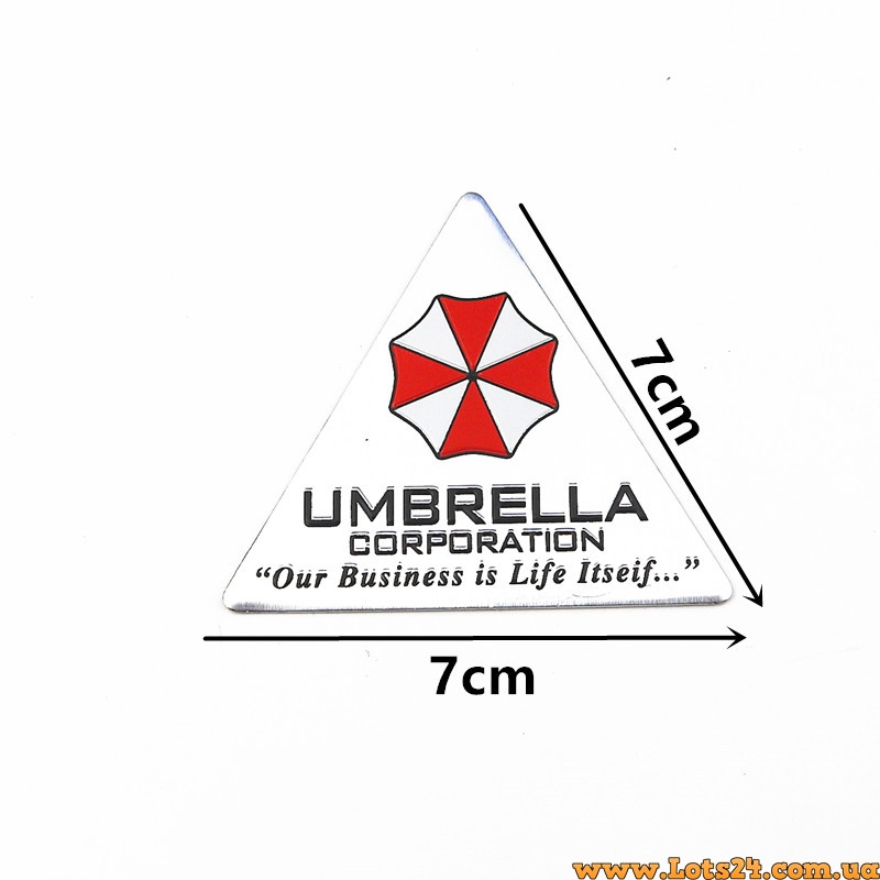 Авто значок Umbrella Corporation 3D наклейка resident evil на машину мотоцикл крила багажник авто наклейки на кузов бампер скло
