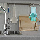 Силіконові багатофункціональні рукавички для миття й чищення Magic Silicone Gloves Бірюзовий, фото 9