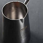 Турка для кави 200 мл "Мокко" - нержавіюча сталь і силіконова ручка, фото 3