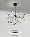 ЛЮСТРА LED PETALS BLACK дерево 887/36, фото 4