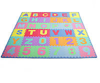 Коврик пазл детский развивающий ProSource Kids Puzzle Mat (PS-K-1001-3/8"-babymat), разноцветный