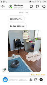 Столик для маникюра с полочками для лаков 2