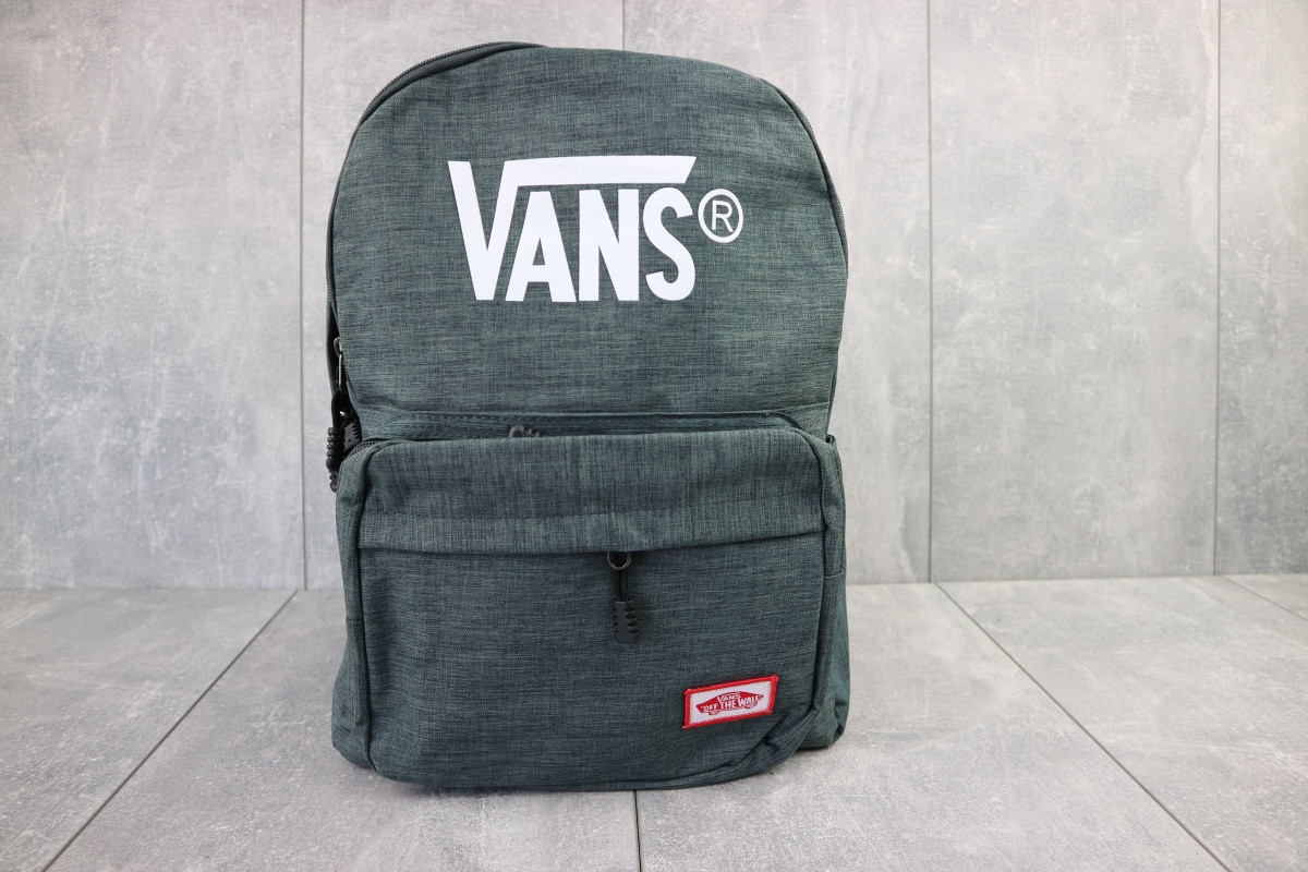 Рюкзак Vans of the Wall 8034 (сірий) Для тренувань, подорожей, повсякденний, міський.