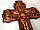 Церковне начиння - Дерев'яний хрест "Розп'яття Христа" 300х480х36 мм, фото 9