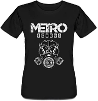 Женская футболка Metro Exodus (чёрная)