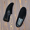 Чоловічі комбіновані туфлі, колір чорний, фото 4