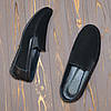 Чоловічі комбіновані туфлі, колір чорний, фото 5
